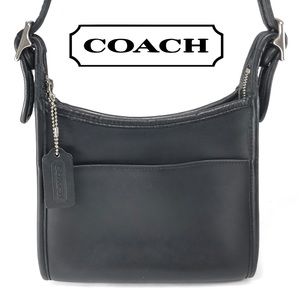 Vintage COACH 9997 Black Leather Shoulder Bag
